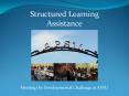 Structured Learning Assistance PowerPoint PPT Presentation