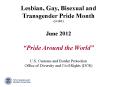 Lesbian, Gay, Bisexual and Transgender Pride Month (LGBT) PowerPoint PPT Presentation