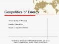 Geopolitics of Energy PowerPoint PPT Presentation
