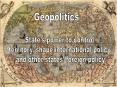 Geopolitics PowerPoint PPT Presentation