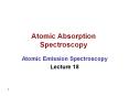 Atomic Absorption Spectroscopy PowerPoint PPT Presentation