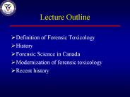 Lecture Outline