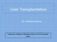 Liver Transplantation PowerPoint PPT Presentation