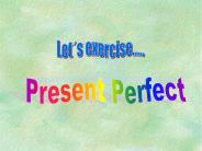 The past perfect tense