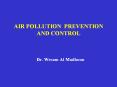 AIR POLLUTION PREVENTION AND CONTROL PowerPoint PPT Presentation