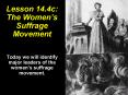 Lesson 14.4c: The Women PowerPoint PPT Presentation