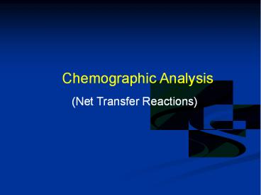 Chemographic Analysis