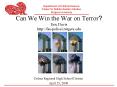 Can We Win the War PowerPoint PPT Presentation