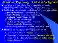 Attention in Psychology: I Historical Background PowerPoint PPT Presentation