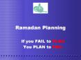 Ramadan Planning PowerPoint PPT Presentation