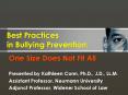 Best Practices in Bullying Prevention: PowerPoint PPT Presentation
