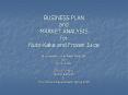 BUSINESS PLAN and MARKET ANALYSIS for Nutri-Kake and Frozen Juice