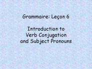 Grammaire: Le