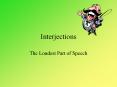 Interjections PowerPoint PPT Presentation