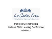 Portfolio Strengthening