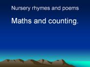 Nursery rhymes and poems