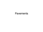 Pavements