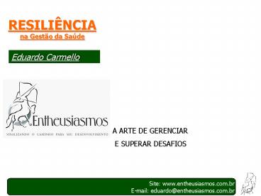 Site: www.entheusiasmos.com.br