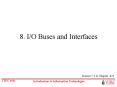 8. I/O Buses and Interfaces PowerPoint PPT Presentation