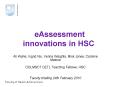 eAssessment innovations in HSC PowerPoint PPT Presentation