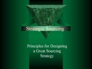 Strategic Sourcing