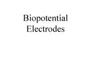 Biopotential Electrodes