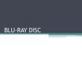 BLU-RAY DISC PowerPoint PPT Presentation