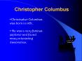 Christopher Columbus PowerPoint PPT Presentation