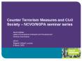 Counter Terrorism Measures and Civil Society  PowerPoint PPT Presentation
