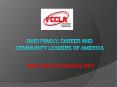 Ohio Family, Career and Community Leaders of America PowerPoint PPT Presentation