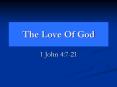 The Love Of God PowerPoint PPT Presentation