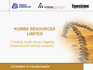 KUMBA%20RESOURCES%20LIMITED