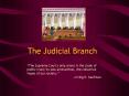 The Judicial Branch PowerPoint PPT Presentation