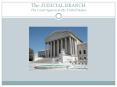 The JUDICIAL BRANCH The Court System in the United States PowerPoint PPT Presentation