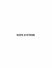 ROPE SYSTEMS