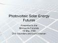 Photovoltaic Solar Energy Futures PowerPoint PPT Presentation
