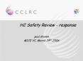 H2 Safety Review - response PowerPoint PPT Presentation