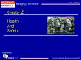 Chapter 2  Health And Safety PowerPoint PPT Presentation