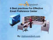 6 Best practices For Effective Email Preference Center