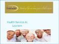 Health Service At Lauriem PowerPoint PPT Presentation
