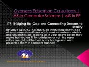 SOP for MS,MBA in USA