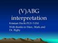 (V)ABG interpretation PowerPoint PPT Presentation