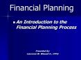 Financial Planning PowerPoint PPT Presentation