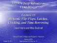 332:578 Deep Submicron VLSI Design Lecture 13 Dynamic Flip-Flops, Latches, Clocking, and Time Borrowing PowerPoint PPT Presentation