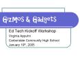 Gizmos PowerPoint PPT Presentation