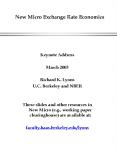 New Micro Exchange Rate Economics PowerPoint PPT Presentation