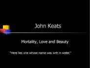 John Keats