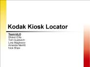 Kodak Kiosk Locator