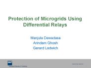 Protection of Microgrids Using Differential Relays