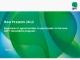 New Projects 2012 Overview of opportunities to participate in the new ISPT innovation program PowerPoint PPT Presentation